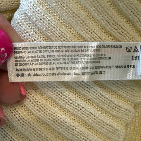 Free People Nola Sweater Romper in Gardenia 45219 - Picture 12 of 14